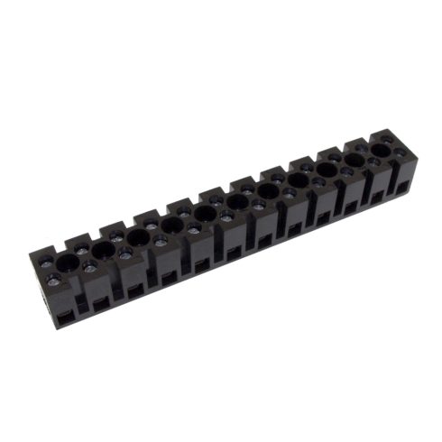 Bakelit sorkapocs 2,5 mm2-vezetékhez 12 tagú