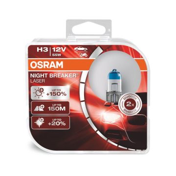 Osram H3 12V 55W +150% 64151NL