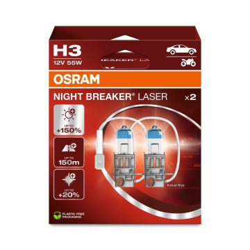 Osram H3 12V 55W +150% 64151NL