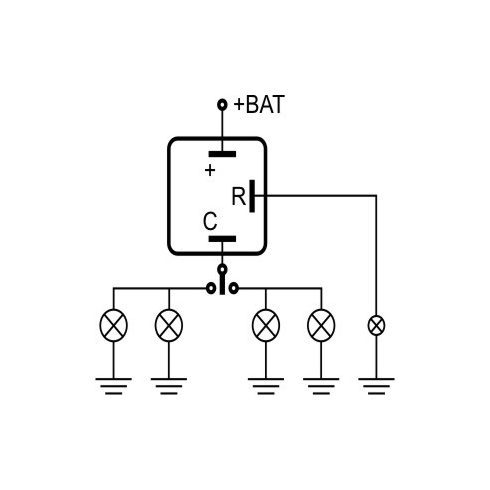 Index relé 12V 180W