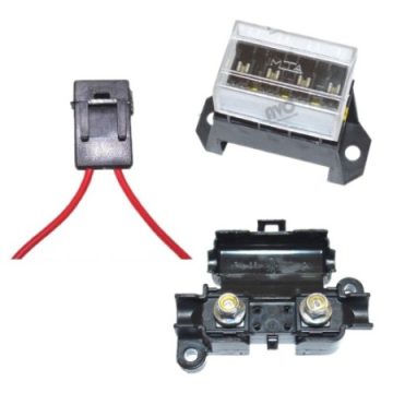 Biztosíték tartók, aljzatok