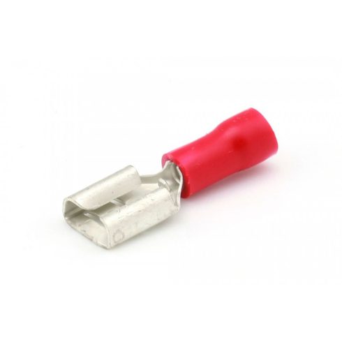 Piros részben szigetelt saru 0.5-1.5mm² 6.3x0.8mm