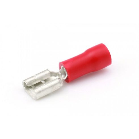 Piros részben szigetelt saru 0.5-1.5mm² 4.8x0.5mm