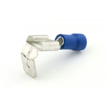 Kék részben szigetelt saru Tab 1,5-2,5 mm² 6,3x0,8 mm